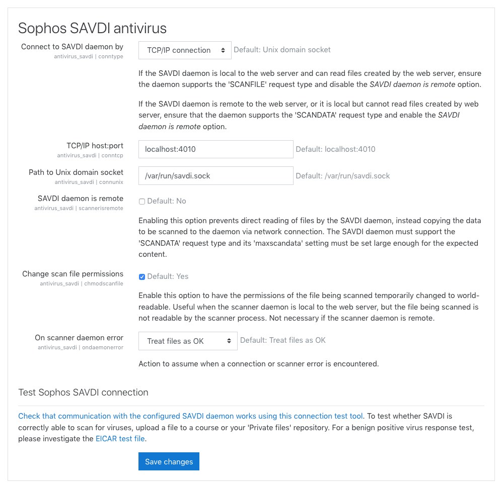 Sophos SAV-DI antivirus