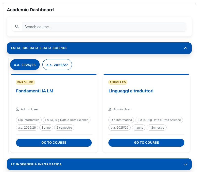 Academic Dashboard (Esse3)