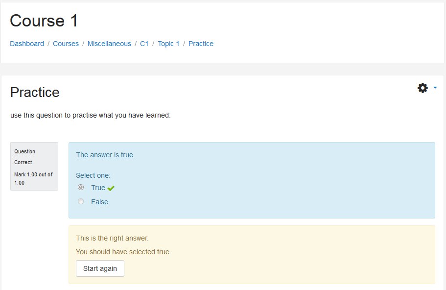 Embed questions filter