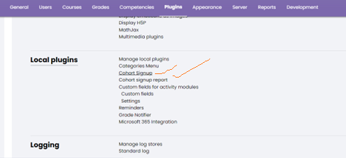 Cohort Signup