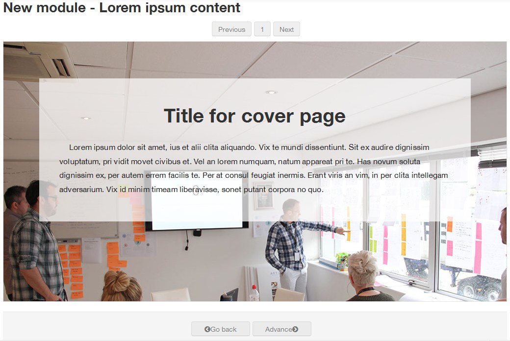 Content Pages