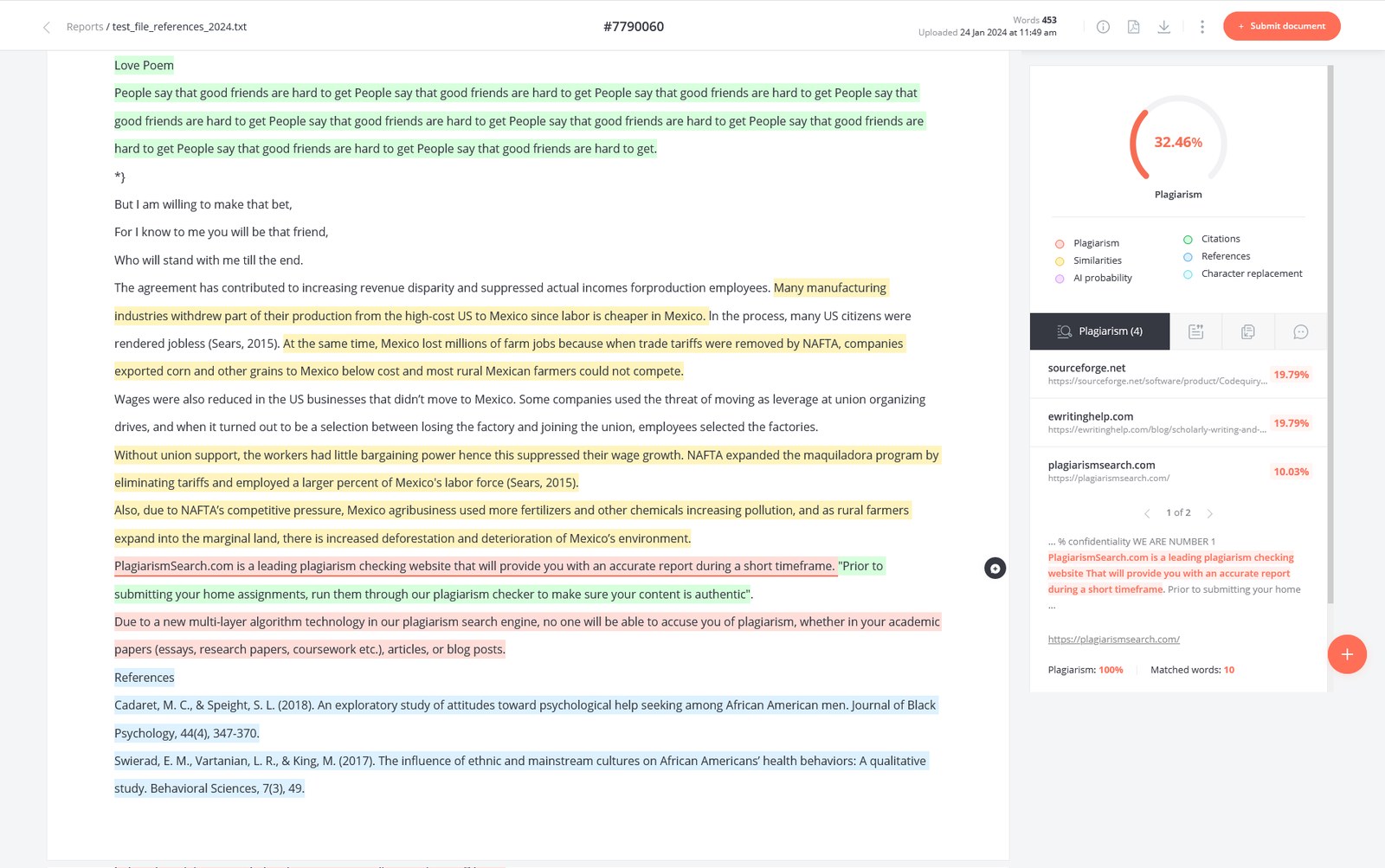 PlagiarismSearch