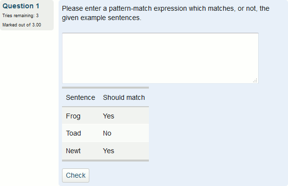 Reverse pattern match
