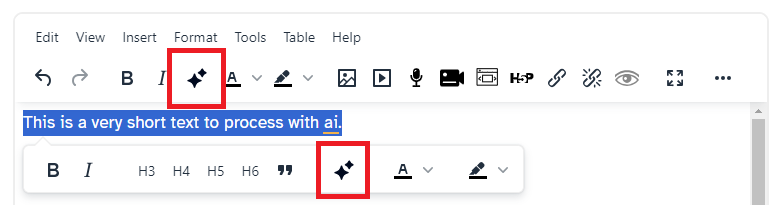 AI editor tools