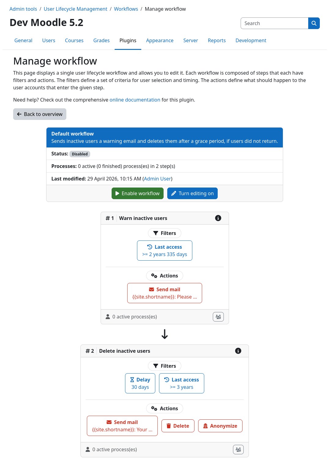 Automatic User Lifecycle Management